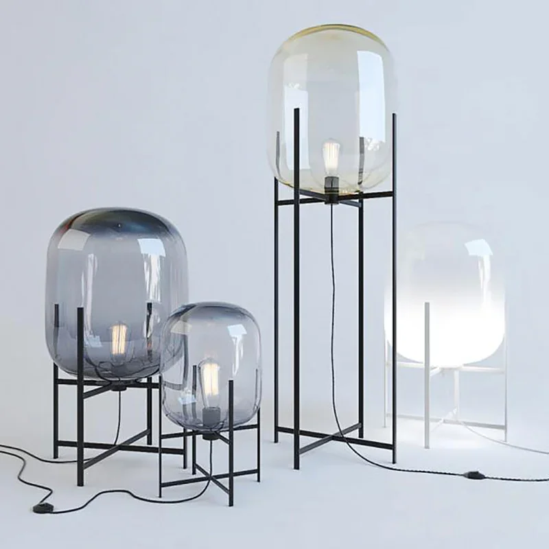 Nordické postmoderné jednoduché sklenené stolové lampy Kreatívne štandardné lampy Stolové lampy pre obývaciu izbu Bar reštaurácia AC110-220V