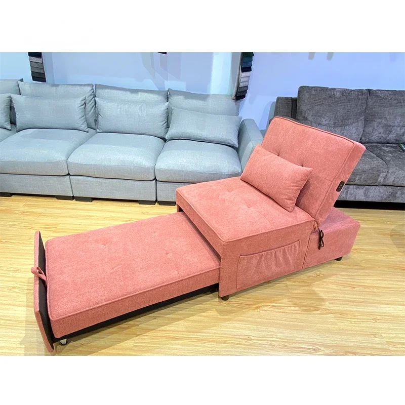 Nordický dizajn Multifunkčný futon skladací pohovka Bed Byt Obývacia izba Nábytok kliknutia kliknutia pohovka na pohovku pohovka
