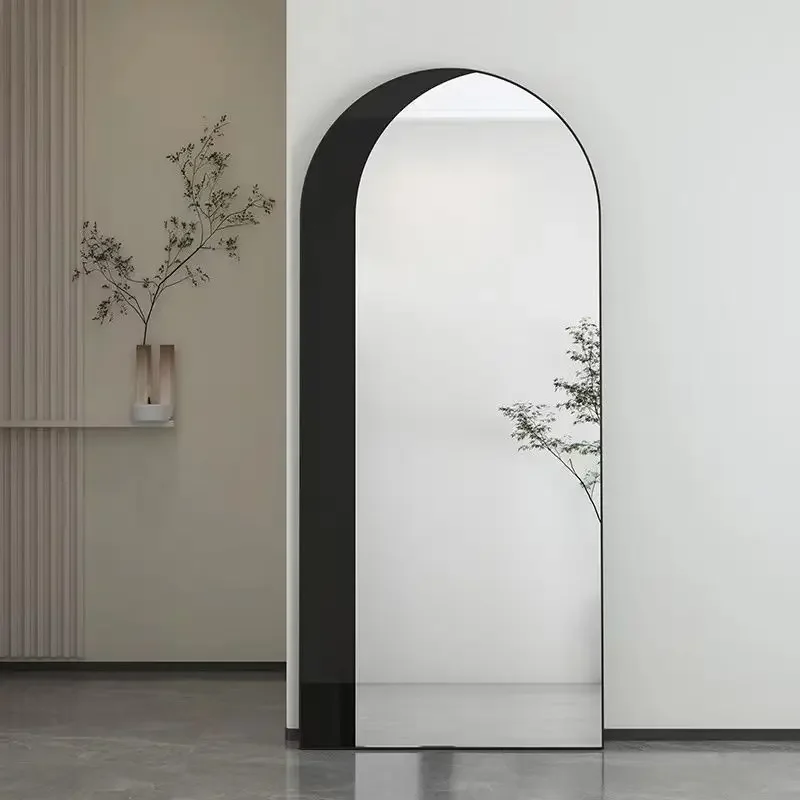 Nordický štýl Domáce zrkadlo od podlahy po strop HD zrkadlo so zrkadlom RIMLESS Mirror Dormitory Obývacia izba zrkadlo Závesné zrkadlo