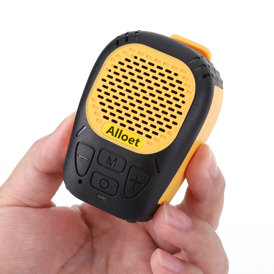 Nositeľné Bluetooth kompatibilné reproduktor nepremokavé magnetické klip-on bezdrôtový prenosný reproduktor s mikrofónom Hands-free Hudba/ hovor