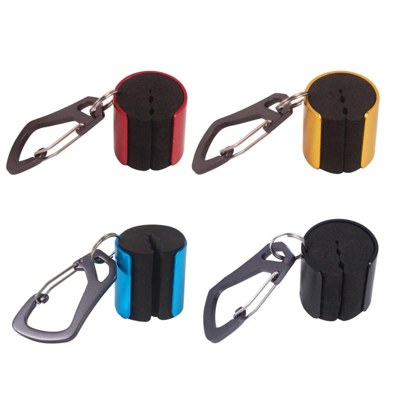Nositeľné rybárske držiak na rybársku tyč Rybársku prúžku Lightweight Rod Držiteľ s keychain Clip Fly Fishing Actle