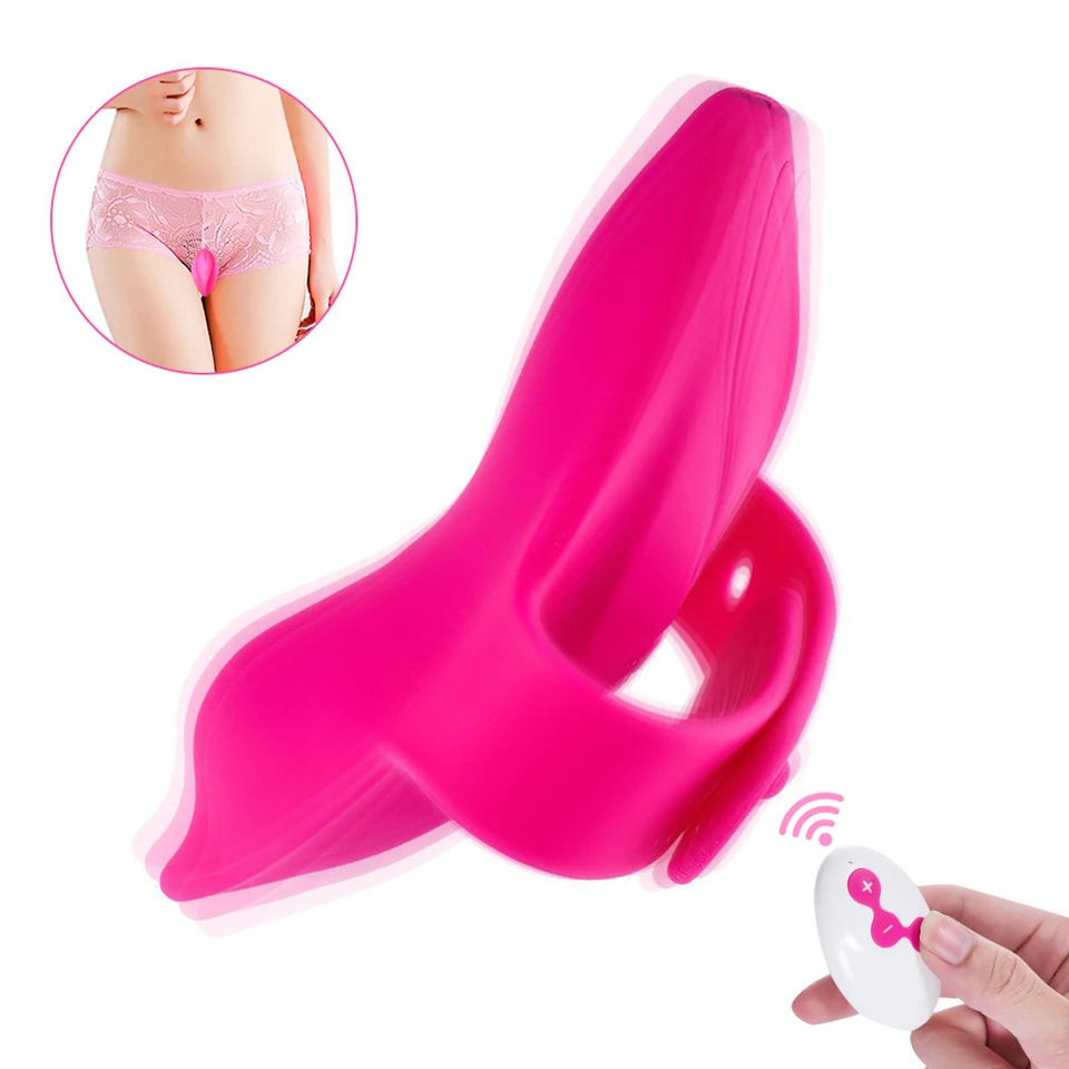 Nositeľné sanie vibrátor 10 režim diaľkového ovládača Sucker Vibrator vagina stimulátor klitoris stimulátor dvojitého motora orálne sexuálne hračky pre ženy