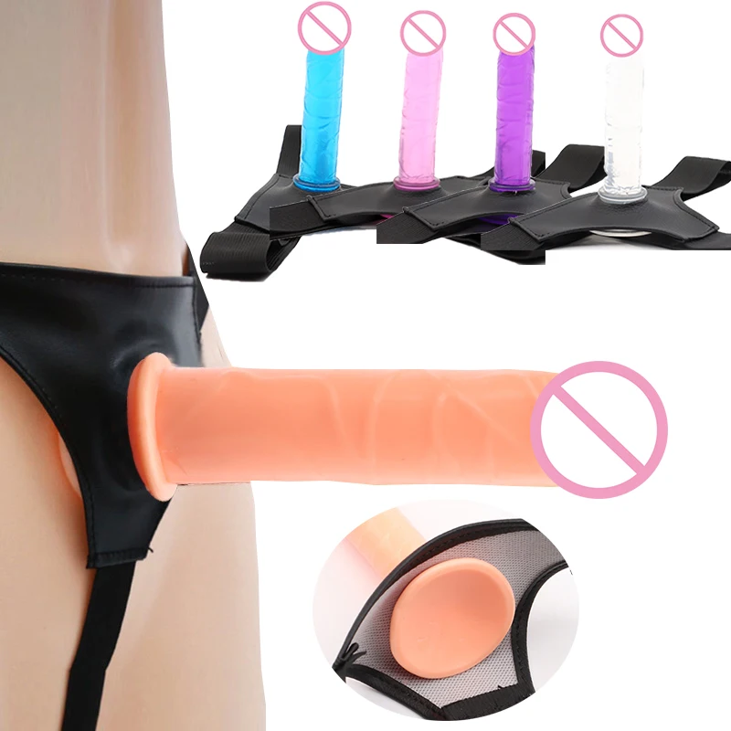 Nositeľný remienok na dildo nohavičkách penis predlžovanie rukáv