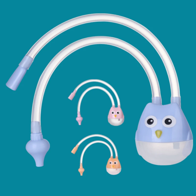 Nosné ašpirátorové dojčenské sacie sobotníky čistiaceho nosa pre detské ústa sacie anti-reflux Silikónové sacie potrubie