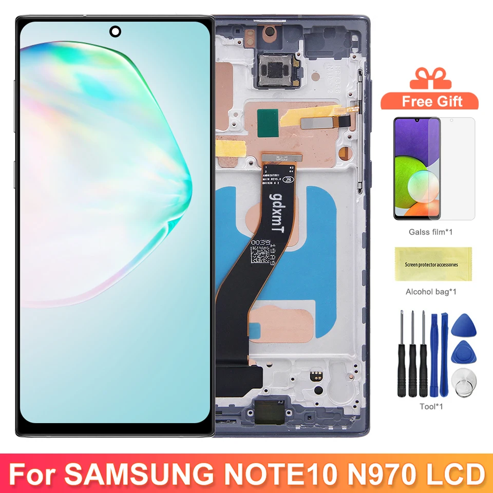 Note10 N970F N970F/DS SCRON pre Samsung Galaxy Note 10 LCD displej s výmennými dielmi DISPLATU DISPLATU DISPLAT