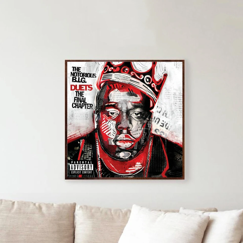 Notoricky veľké duety Záverečná kapitola Hudobný album Cover Plagát hudobná hviezda spevák Canvas Tlač nástenného maľby domáca dekorácia