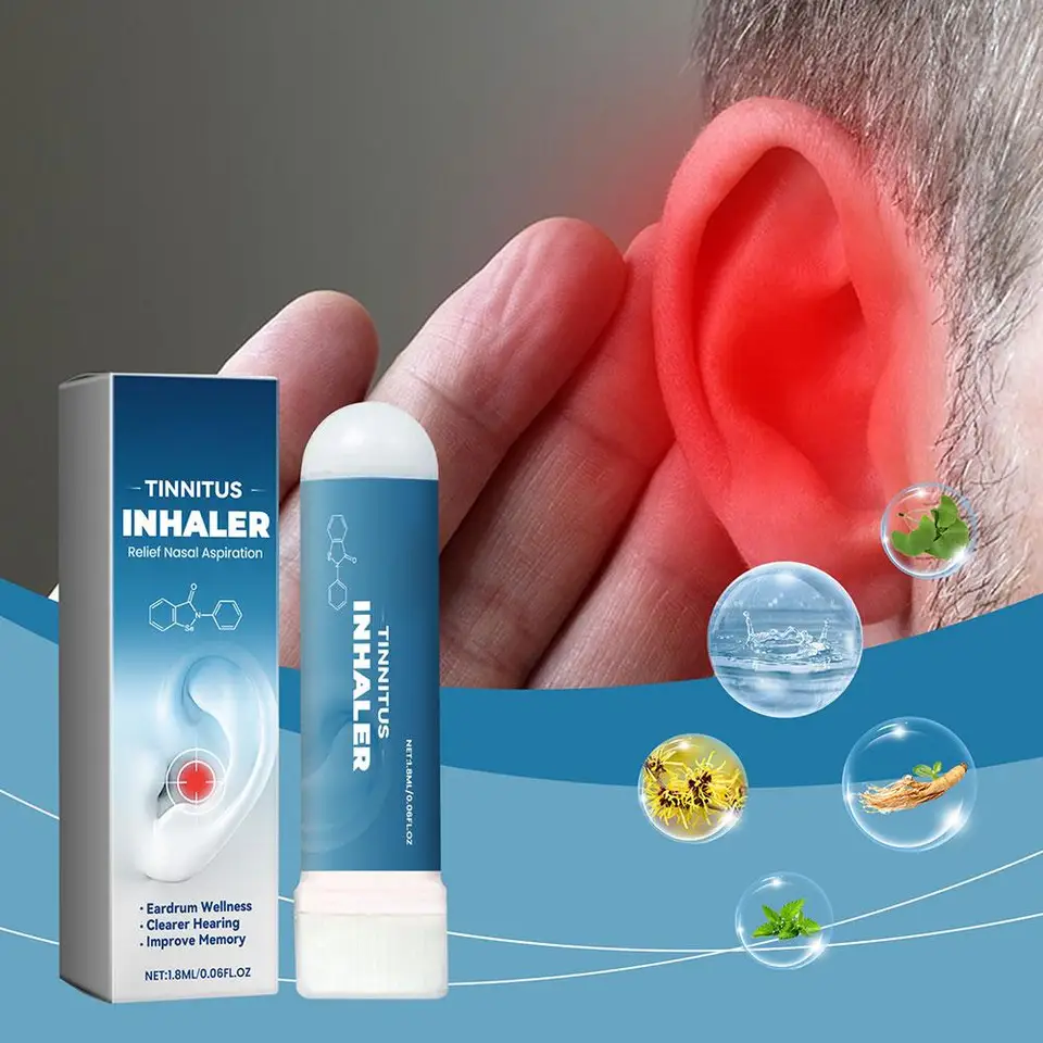 NOVINKA 1,8 ml nervózne ošetrenie tinnitusu Patch Patch Ušu za zvonenie hlavy Relax Brain Relax sluch Care Gel ZDRAVIE ZDRAVODNÉ ZDRAVENIE BUZZI U9L6