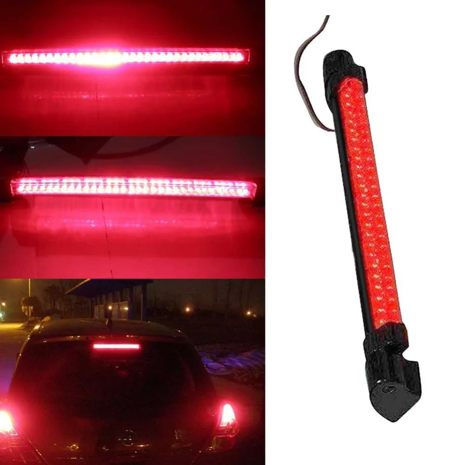NOVINKA 12V 24 LED VYSOKÉ ZASTAVENIE ZASADNÉHO ZADNÉHO TACH VÝSTRAHA SVETLA LAMP REBROVANÉ AUTO AUTO TRETÉ 3. brzdové svetlo parkovanie Super jasná dlhá životnosť