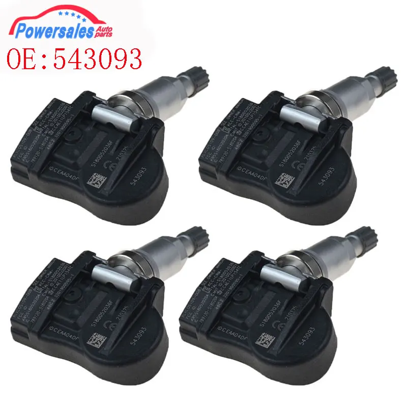 NOVINKA 543093 pre Citroen C4 C5 C6 C8 pre Peugeot 508 607 TPMS Monitor tlaku senzorov 9656822980 9634866180 5430T4