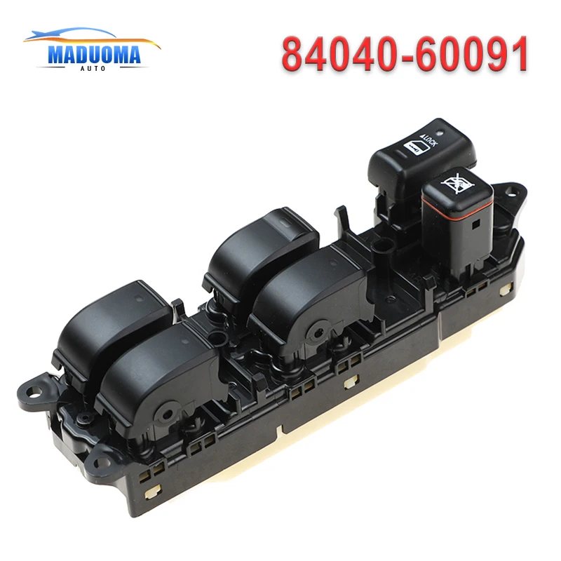NOVINKA 84040-60091 8404060091 Okenné prepínač Vysoké príslušenstvo Vysoké kvality pre Toyota Land Cruiser 100 Lexus LX470