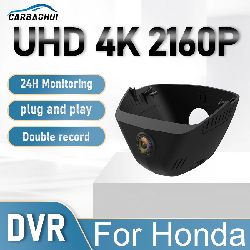 NOVINKA! Dash Camera pre Honda Zr-V ZRV HR-V HRV HR ZR V RZ 2022 2023 2024 2025, Plug and Play 4K Dash Cam pre DVR doplnky DVR CAR