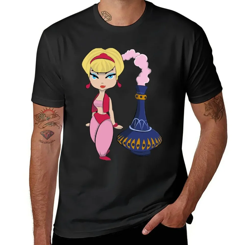 NOVINKA I Dream o Jeannie Tričko Tričko krátke prázdne tričká Vintage tričko plus size tričká tričká pre mužov