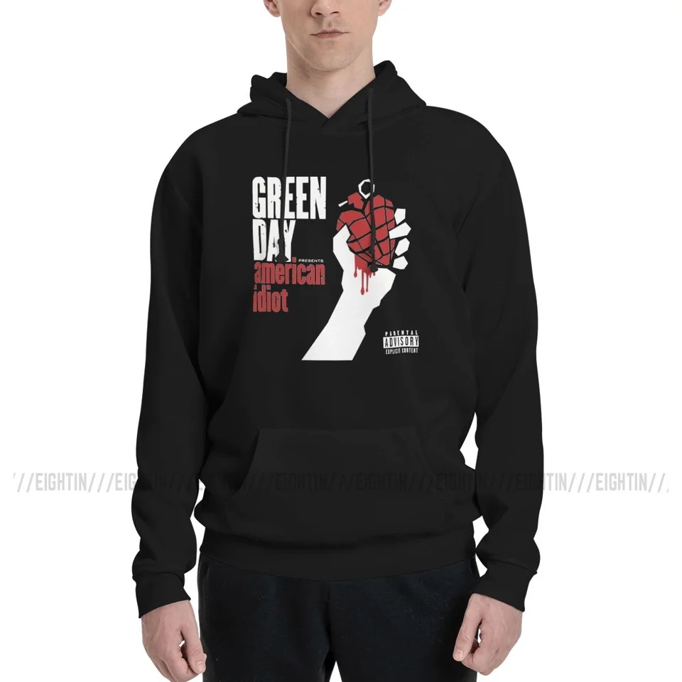Novinka kapucňa pár tenký fleece mikina Mikinová maska ​​Green Day hudba 100% bavlnená kapucňa mikiny na strechewear Hoodie tričko s kapucňou