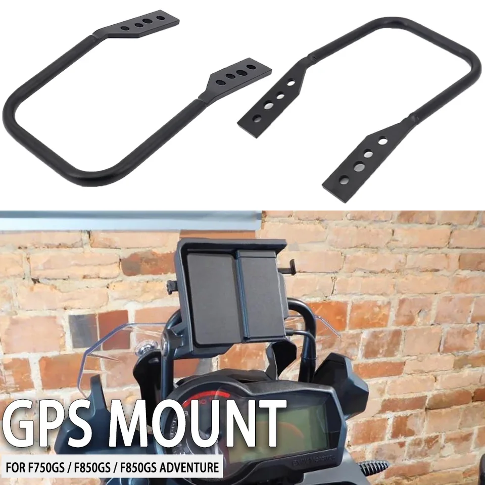 NOVINKA pre BMW F750GS F750 GS Čierny mobilný telefón GPS Navigaton Plate Držiak Mount F850 GS F 850GS Adv 2018- Motocyklové doplnky