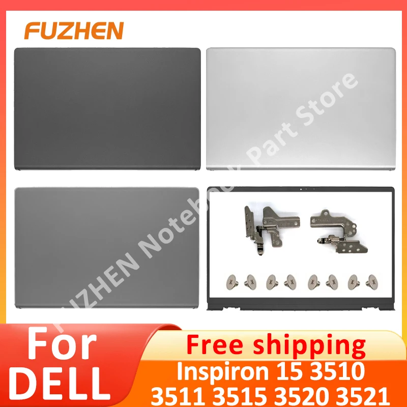 NOVINKA PRE DELL Inspiron 15 3510 3511 3515 3520 3521 Zadné veko Horné puzdro LAPTOP LCD zadný kryt predný rám 0T4MT1 DDM9D 0WPN8 09WC73