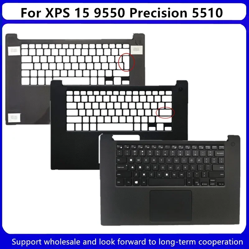 NOVINKA pre Dell XPS 15 9550 Precision 5510 Horného puzdra PalmRest Cover Touchpad / Klávesnica 0JK1FY JK1FY 0D6CWH D6CWH