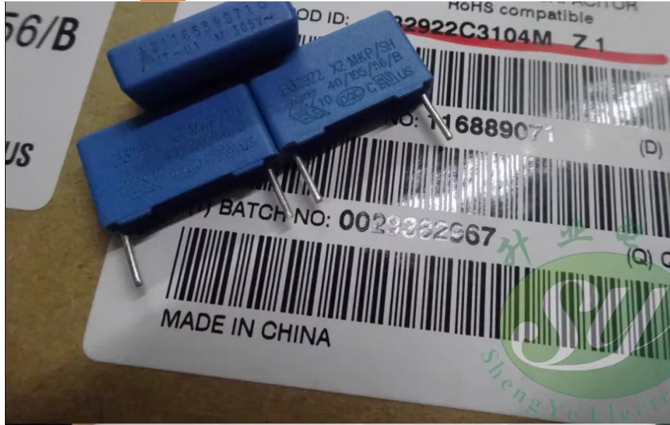 NOVINKA pre EPCOS B32924C3105M 1UF 305VAC PCM27.5 FILM CONFACITOR 105/305VAC P27,5 mm MKP B32924 1.0UF/305VAC 105