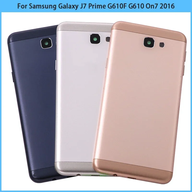 NOVINKA pre spoločnosť Samsung Galaxy J5 Prime J7 Prime On5 ON7 2016 G570 G610F G610 Zadný kryt zadných dverí podvozok puzdro puzdro PASE