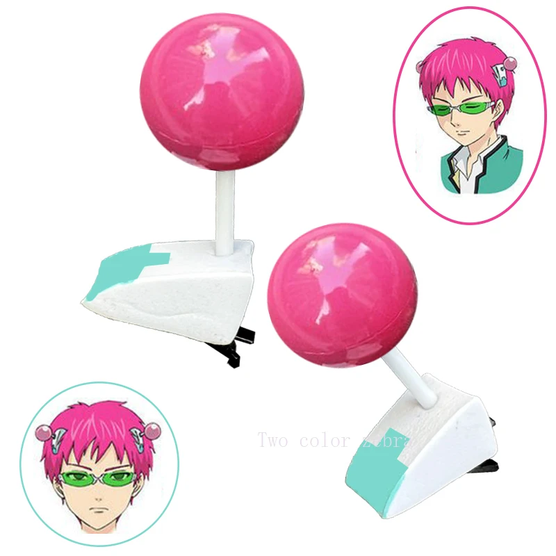 NOVINKA! Saiki Kusuo Cosplayh Headar Anime Anime katastrofálny život Saiki Kusuo Rose Red Red Hairpin Clip Clip Cosplay rekvizity príslušenstvo