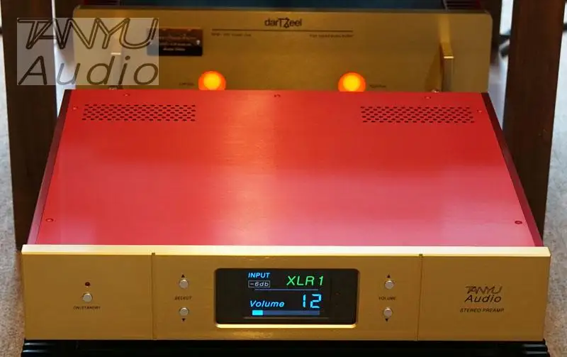 Novo modernizovaný TA-801MKII Plne vyvážený predzosilňovač horúčky na slávnej trubici MJE15032/MJE15033, Frekvenčná reakcia: 20Hz ~ 100 kHz