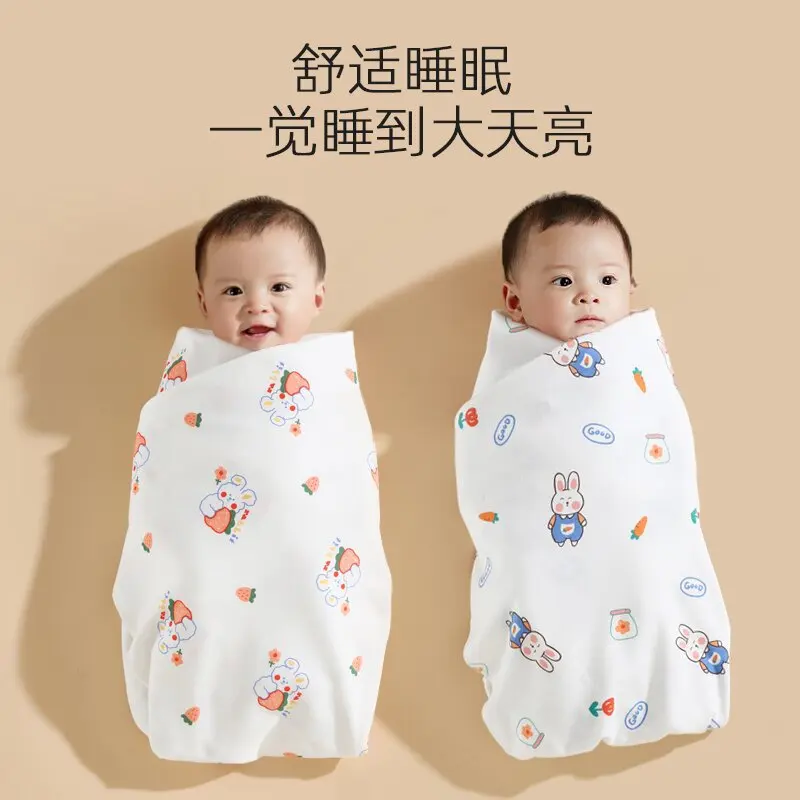Novonarodená detská taška Simple Cotton Spring a jesenné tenké balenie uterák držanie prikrývky novorodenca detský zábal