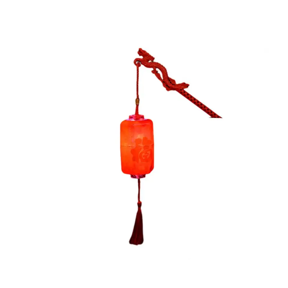Novoročná lucerna Čínska lucerna Čínsky štýl Dragon Lantern Hray s 3 režimami flash sviatočná jarná festivalová dekorácia pre deti