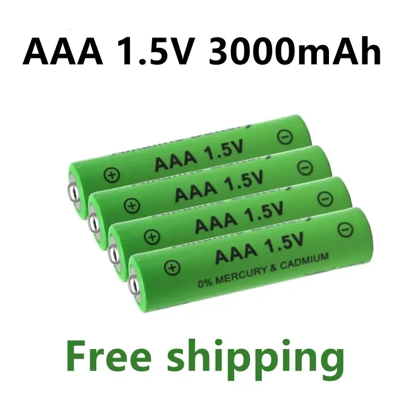Nová 1,5 V AAA batéria 3000 mAh Nabíjateľná batéria NI-MH 1,5 V AAA batéria pre hodiny hračiek pre myši s hračkami