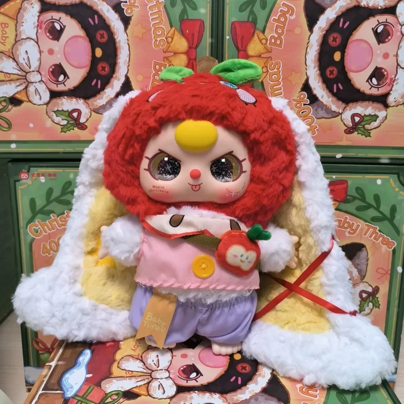 Nová 2 generácia Baby tri veselé vianočné série 400% Vinyll Doll Blind Action Figures Cartoon Decor Toy Toy Prekvapenie darček