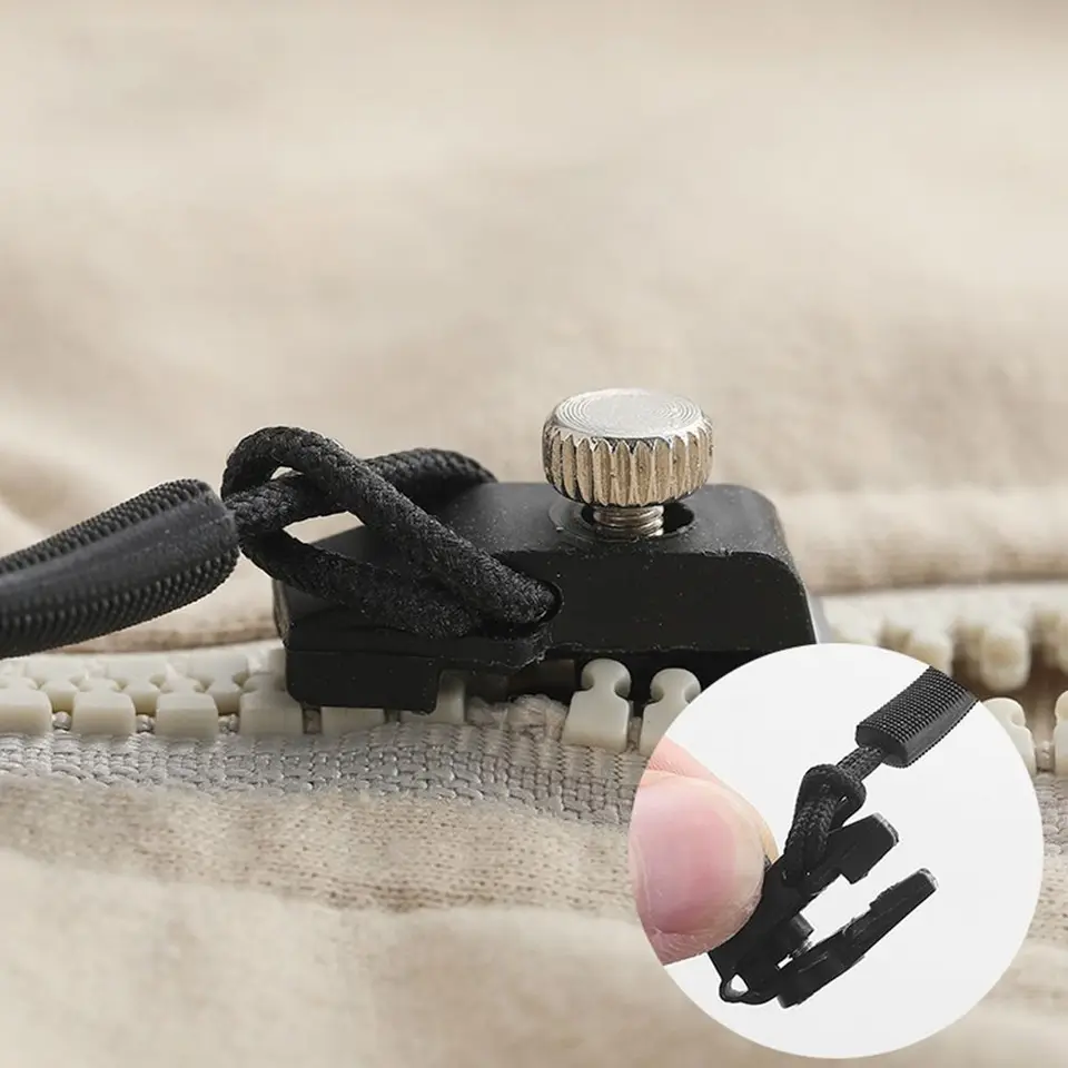 NOVÁ 3 Rôzna opravárenská súprava na zips Odnímateľný výmena Zlá spona Instantný zipsový sťahovač kovové šijacie náradie Zipper hlava zips