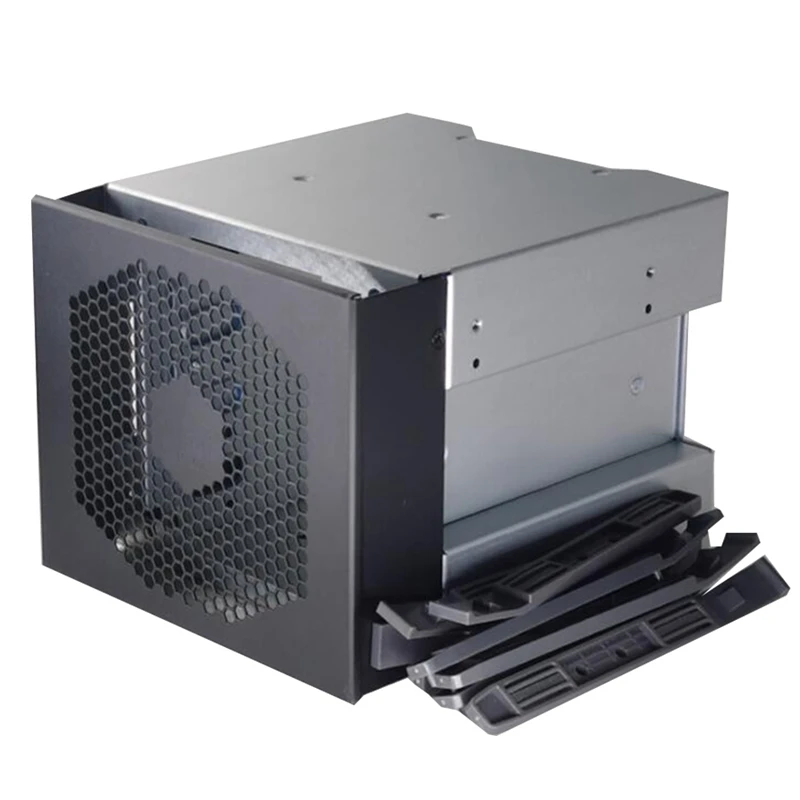 Nová 4-bay veľká kapacita HDD HDD Pevný stojan na klietku 5 palcov 3 x Optické pohonné zátoky na 3,5 palca SAS SATA TRAY DIVE CADDY