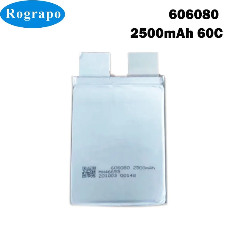 Nová 606080 786080 3,7 V 3300 mAh 60C batériová bunka pre štartér automobilov, Núdzový štartér, štartér automobilu zapaľuje vysoký výtok