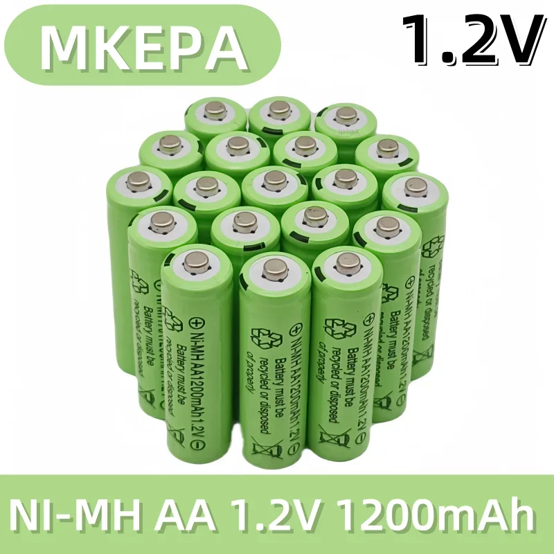 Nová AA 1,2 V 1200 mAh batéria Ni-MH LPEGA Nabíjateľná batéria pre nabíjateľné batérie diaľkového ovládania hračky AA 1.2V batéria