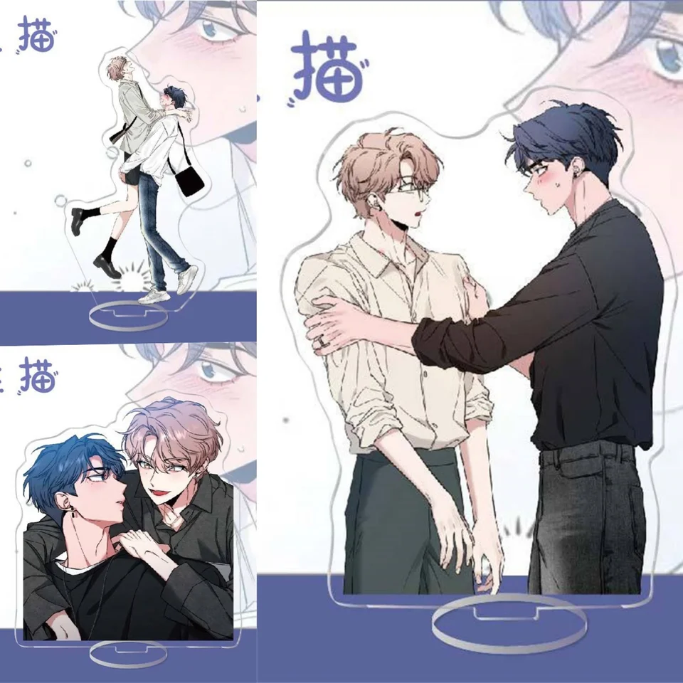 Nová anime figúrka akrylového stojanu náčrtok Manwha bl Kórejský Manhwa Lee Joobin Choi Ilkyung, Yaoi, figúrky pre darček pre stolové šperky