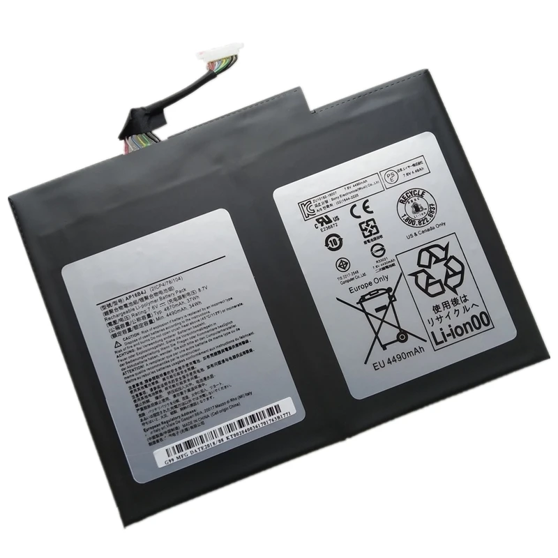 Nová batéria AP16B4J KT00204003 pre laptop pre spínač Acer Aspire 5 Alpha 12 N17P5 N16P3 SA5-271 SA5-271P SW512-52 SW512-52P A54QB6