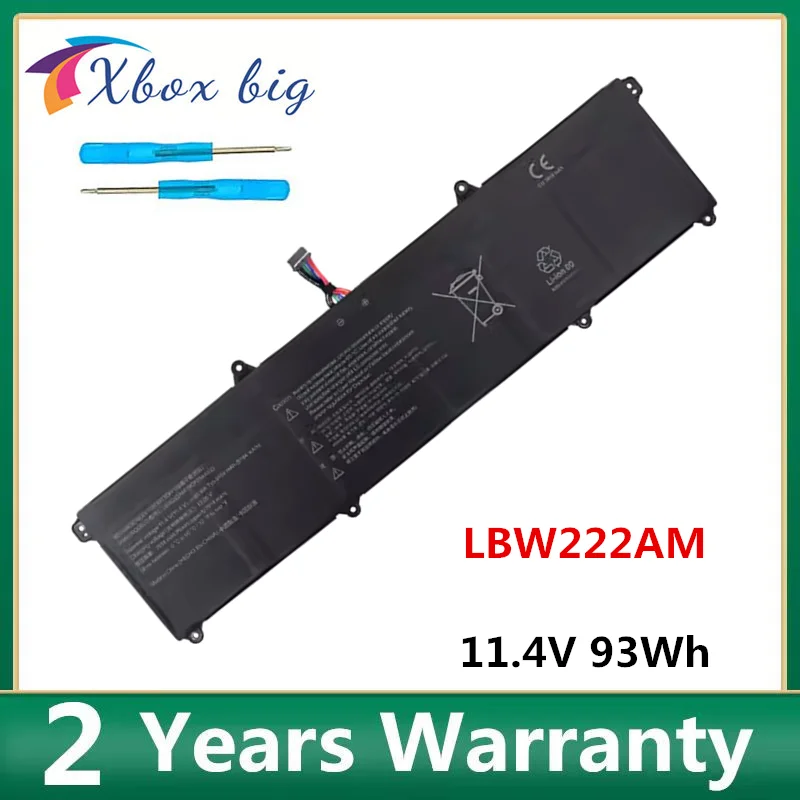 Nová batéria notebooku pre vstavanú batériu pre laptop LG LBW222AM 8184MAH 93WH 11.4V