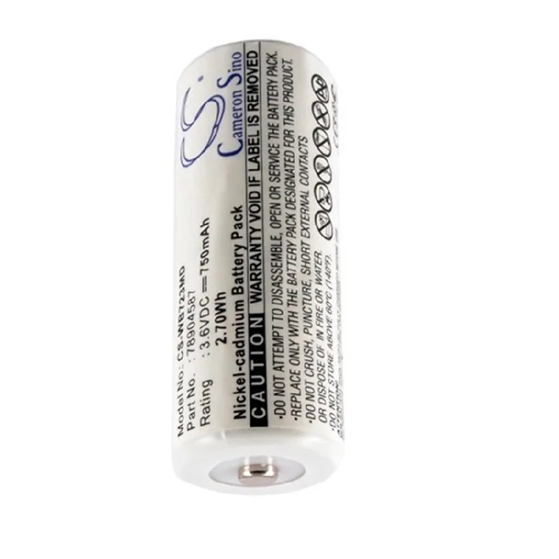 Nová batéria pre Welch-Allyn 71000C 71020A 71000A 71020C 71055C 72300 Medical Ni-CD Nabíjateľná náhrada 78904587 3,6 V 750 mAh