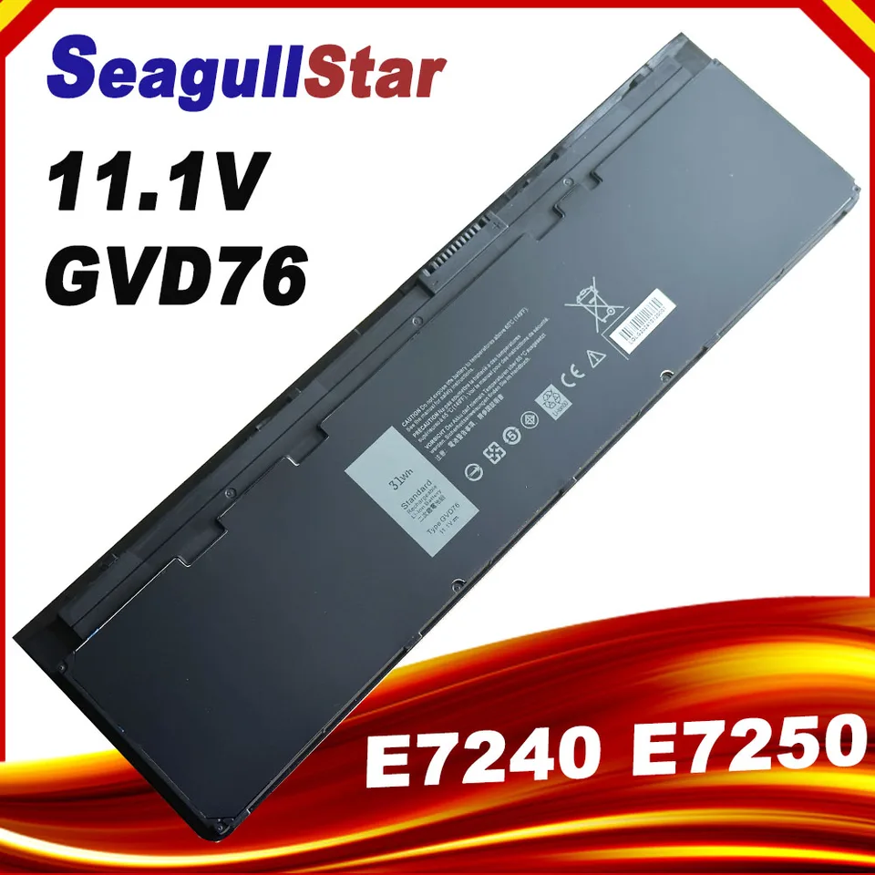Nová batéria prenosného počítača WD52H VFV59 pre Dell Latitude E7240 E7250 séria 0W57CV WD52H KWFFN W57CV GVD76 J31N7 451-BBFW 7.4V 52WH