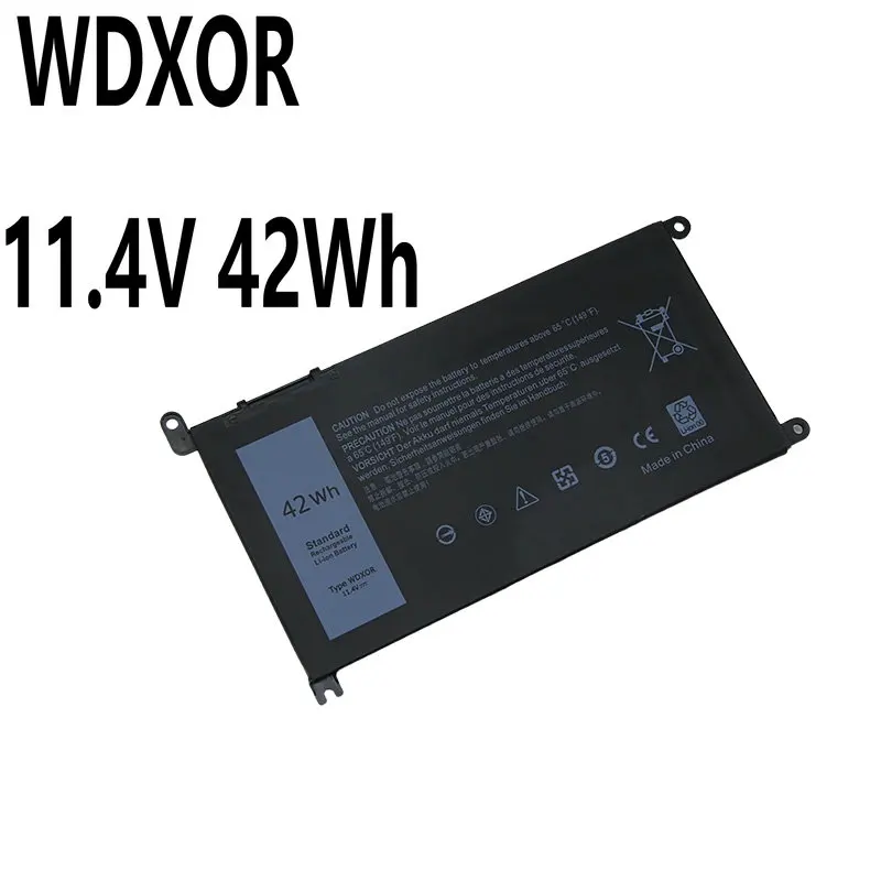 Nová batéria prenosného počítača WDXOR pre Dell Inspiron 13 5000 5368 5378 7368 14 7000 7560 7460 5567 5770 15MF PRO-1508T 3CRH3 T2JX4