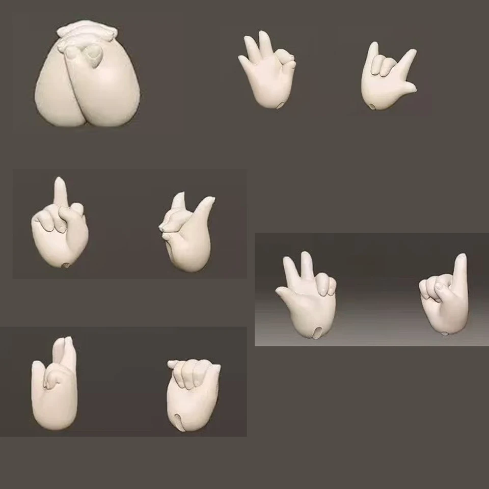 Nová bábika BJD 1/4 sa vzťahuje na príslušenstvo pre bábiky Ruky Tvar pre 1/4 dievčenských figurín pre nahé hračky Darčeky