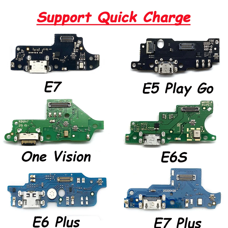 Nová doska konektora nabíjačky USB nabíjačky rýchle nabíjanie Port Flex pre Moto One Fusion Action E6 E7 Plus E6S E6i E7i Power E7 Power E7