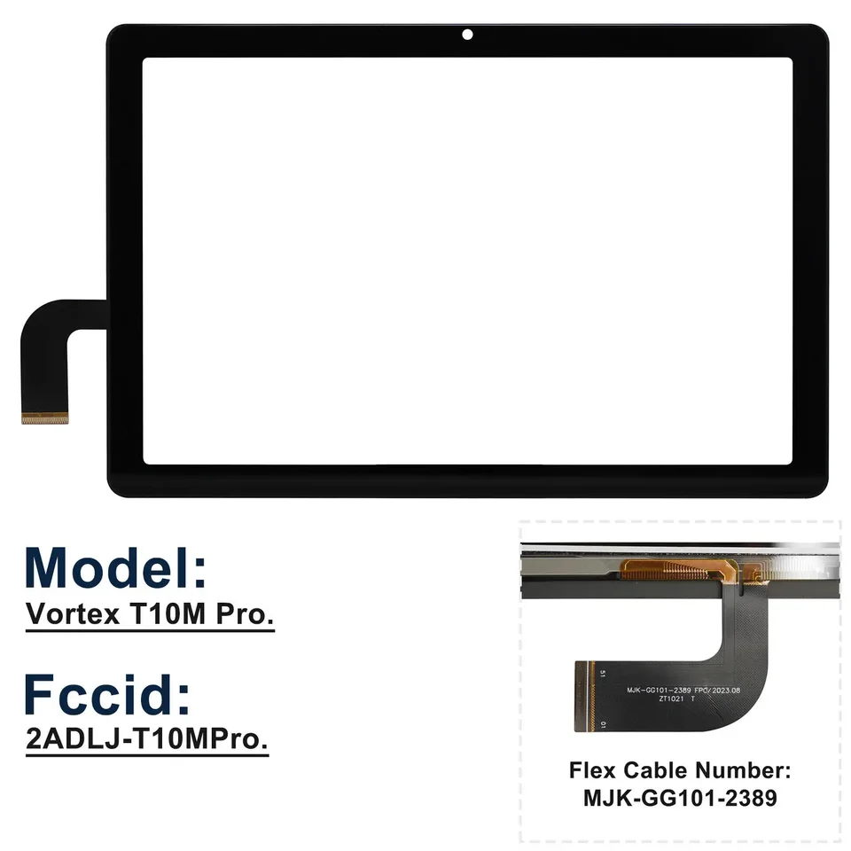 Nová dotyková obrazovka Vortex Tab 10 T10M Pro Pro Plus (158x241mm) Tablet Touch pre 10,1 palca