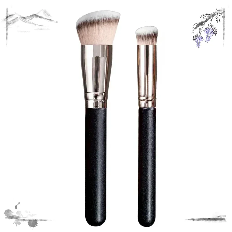 Nová drevená rukoväť make-up kefy sada špičkových základov korektora obrysu Miešanie profesionálnej krásy Kozmetická kefka na mieste