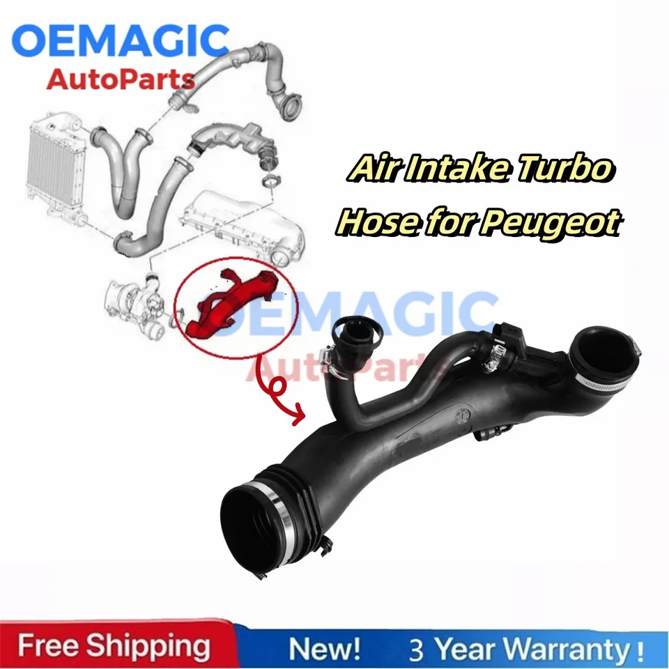 Nová hadica na prívod vzduchu Turbo 9811909980 pre Peugeot 207 3008 308 5008 508 RCZ 1,6 16V pre Citroen C4 C4L Picasso C5 III