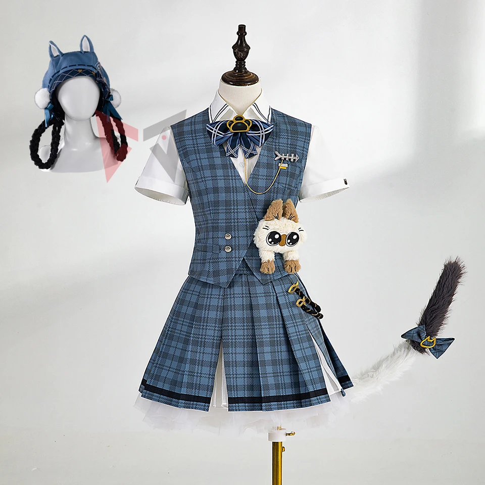 Nová hra Gray Raven Tresting bombinata cosplay kostým košele sukňu sukňové klobúky Topánky si môžete vybrať pre večierok na mieru vyrobené