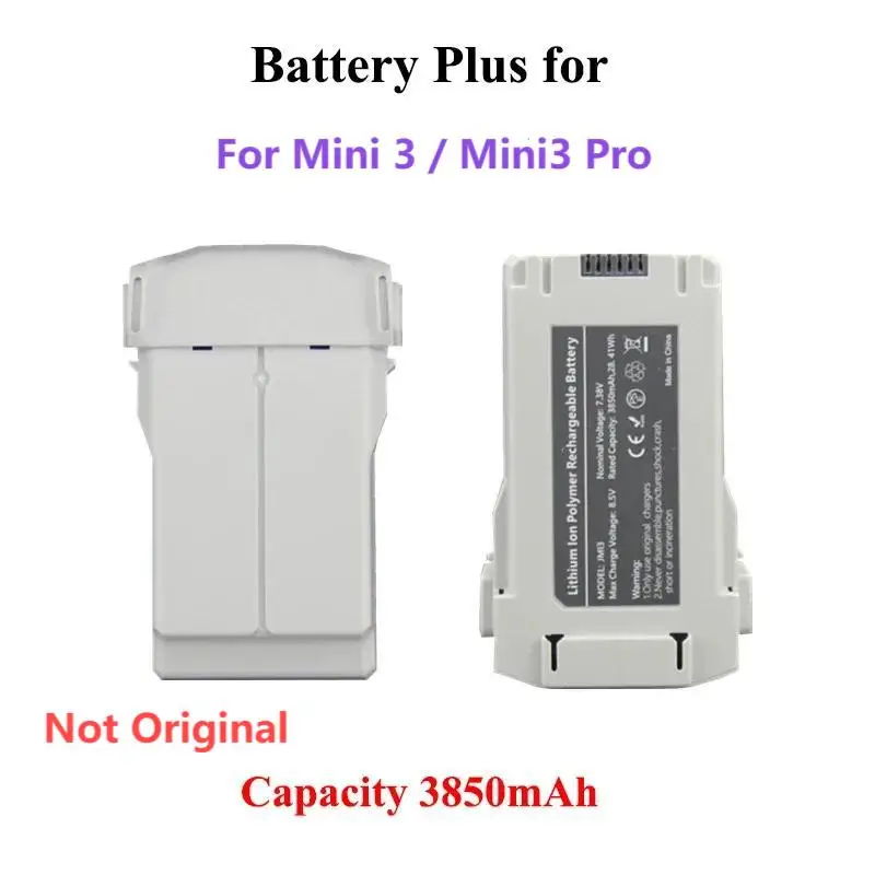 Nová inteligentná letová batéria Plus pre Mini 3/3 Pro 3850 mAh 47 minút času Drone Doplnky náhradné diely
