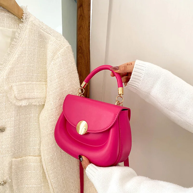 Nová kabelka Green Moon Woman 2024 Luxusný trend Ženy dievčenské tašky Ramery Bright PVC Crossbody PU PAKA Dámske kožené tašky