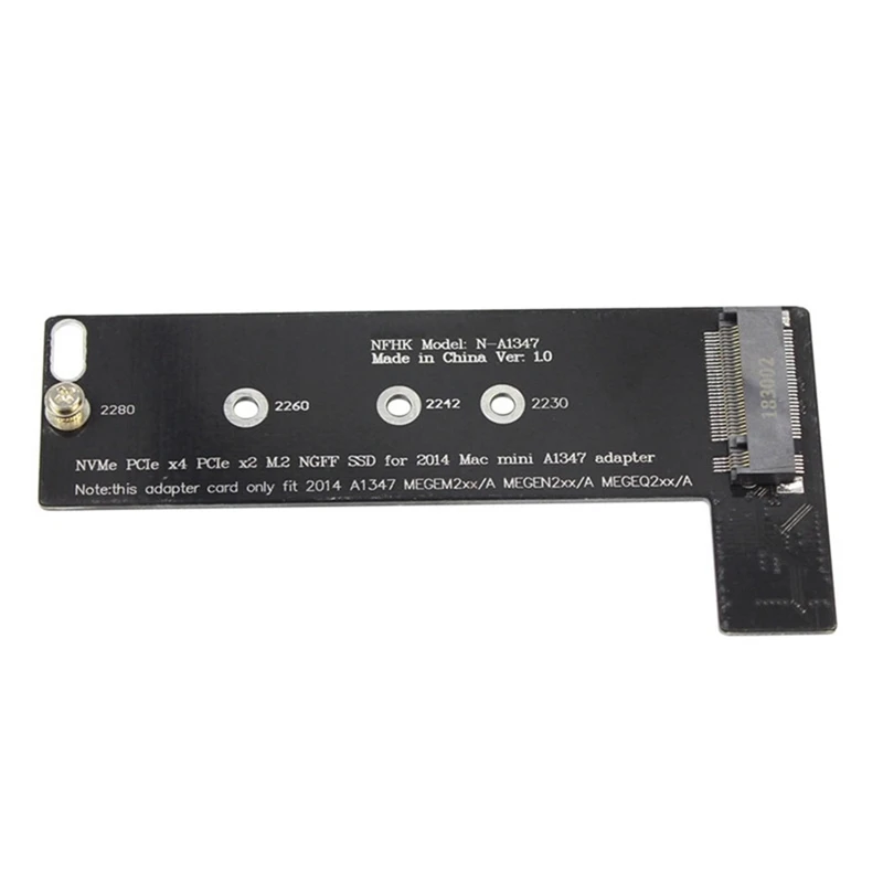 Nová karta NVME M2 SSD Converter na Aplikáciu Mac Mini 2014 A1347 MEGEN2 Megeq2 Adapter Raiser PCI Express NGFF 760P 600p Riser CA CA