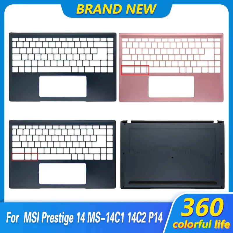 Nová klávesnica PalmRest pre MSI Prestige 14 P14 MS-14C1 14C2 14C4 NAPOJEPOP HORNÉ HORNÉ PANY NAPODNENIE ZODNIKAJÚCE NAPRAVENIE