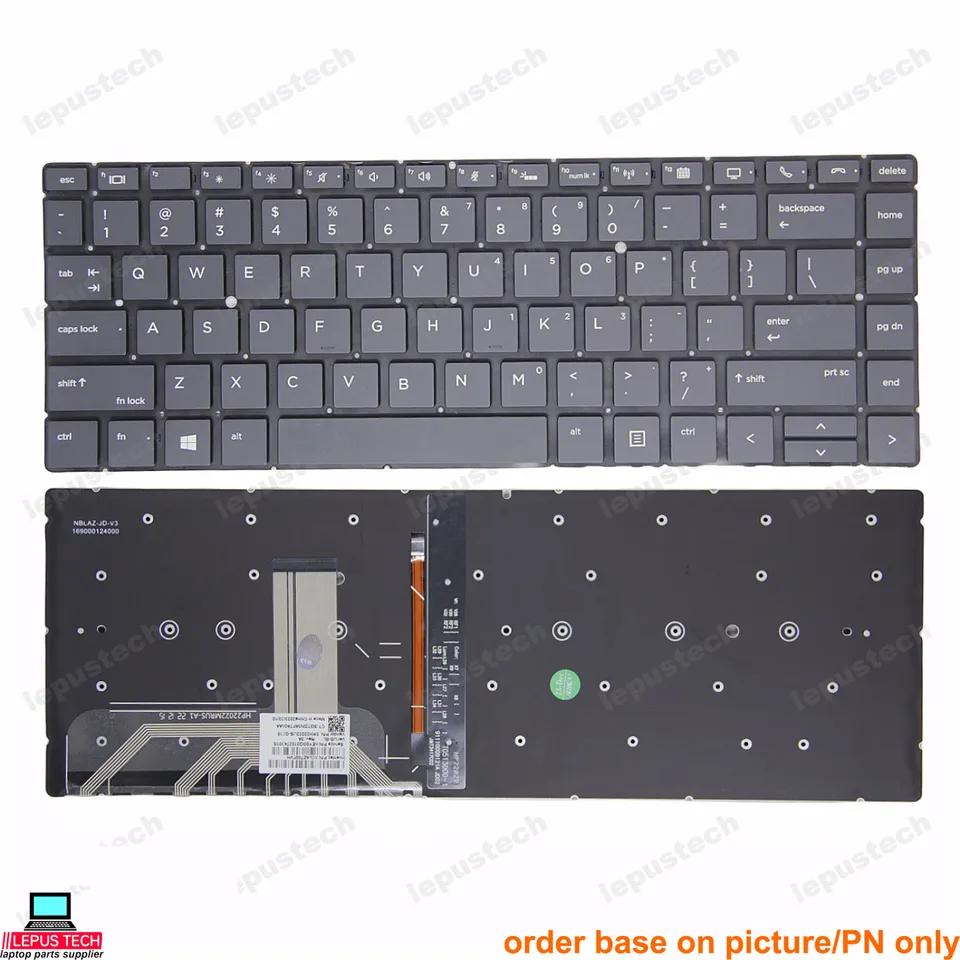 Nová klávesnica pre HP X360 1040 G4 1040 G5 1040 G6 Podsúvač US Klávesnica lepustech.com