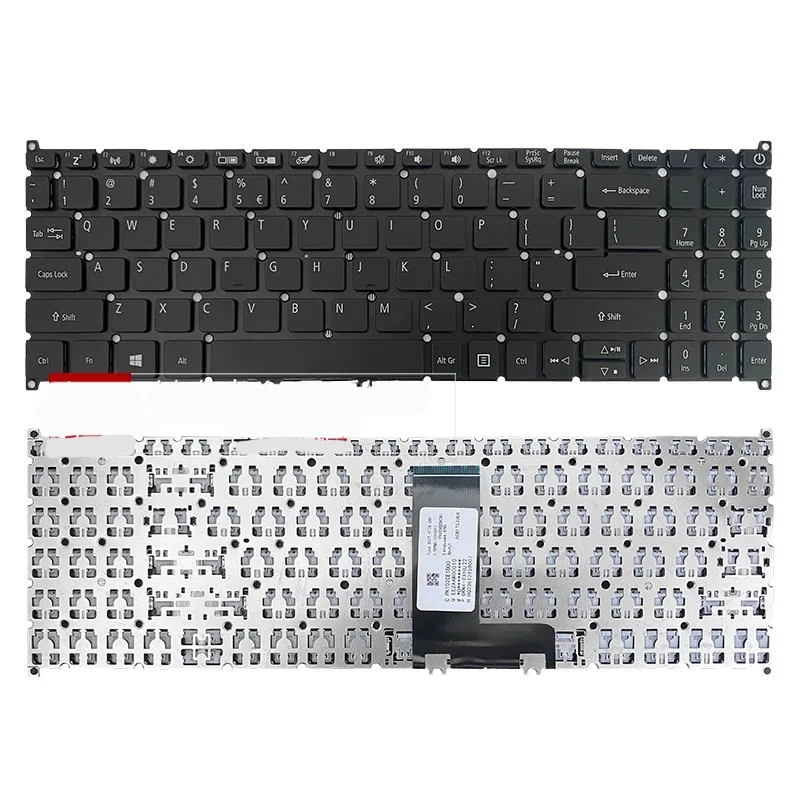 Nová klávesnica pre notebook kompatibilný pre ACER A515-66G A315-22/23/34/42/54/52/55G N18Q13 N18C1